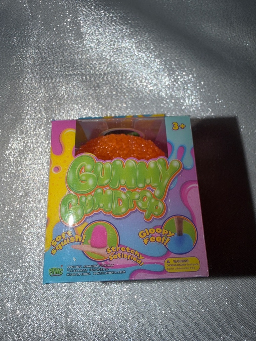 Orange Gummy Gumdrop Mini Squishy
Set of 4 in separate listing
Fidget Toy